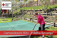 Garteneinsatz in DRK Kita Pöhla