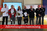 Ehrung verdienstvoller Mitglieder der Bereitschaft