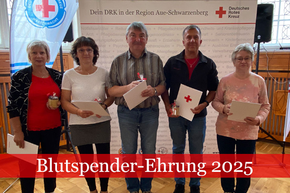 Jubiläumsblutspender 2025