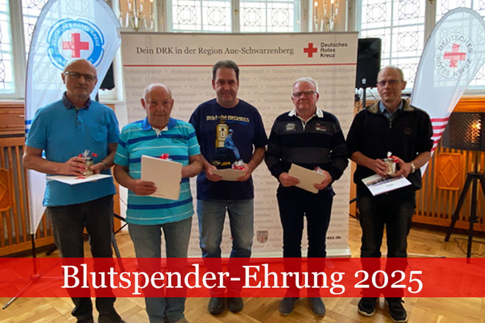 Jubiläumsblutspender 2025