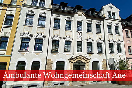 Wohngemeinschaft Aue - Blick auf das Gebäude
